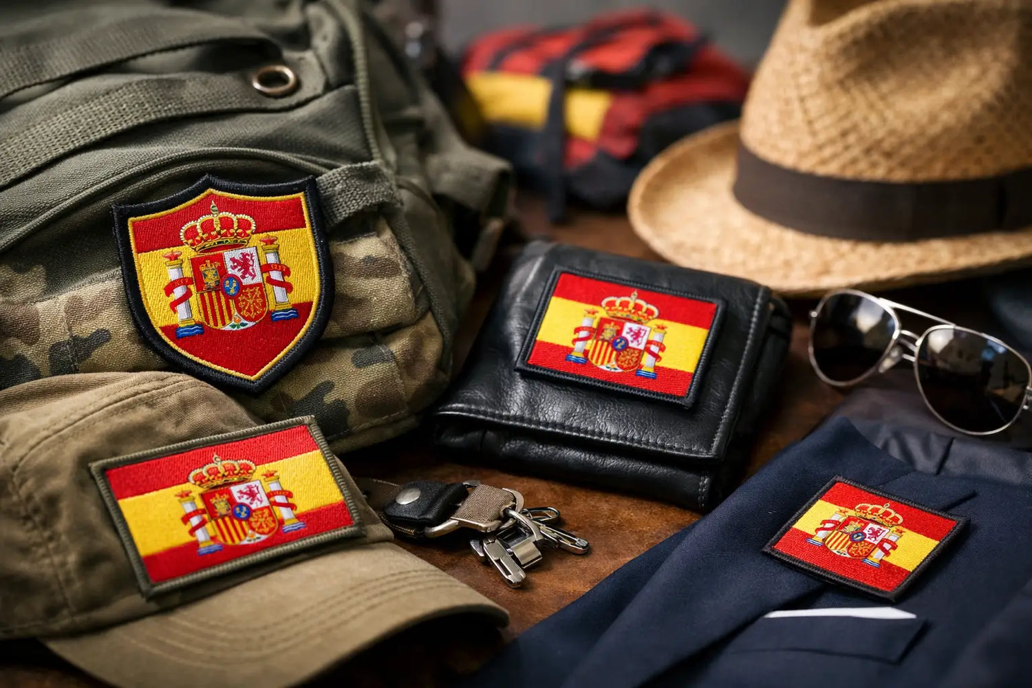 Parches con el escudo de España para cada ocasión