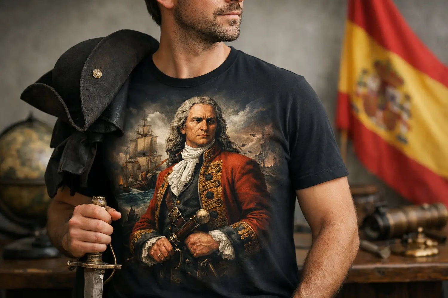 Camisetas Blas de Lezo para vestir con honor