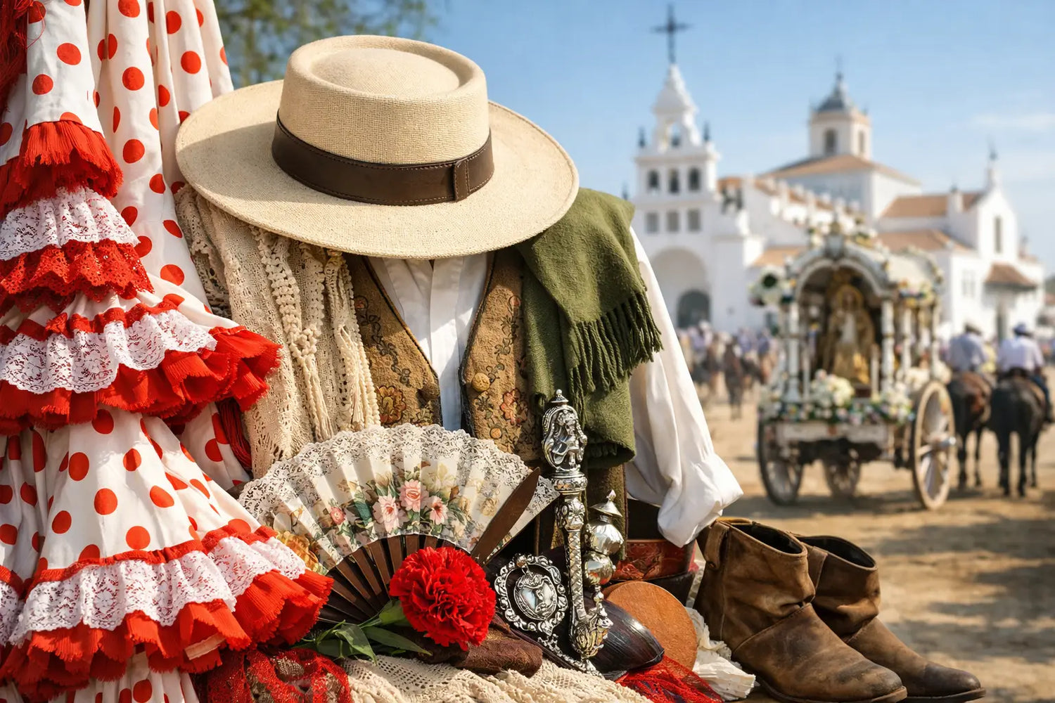 Ropa Virgen del Rocío para vivir la romería