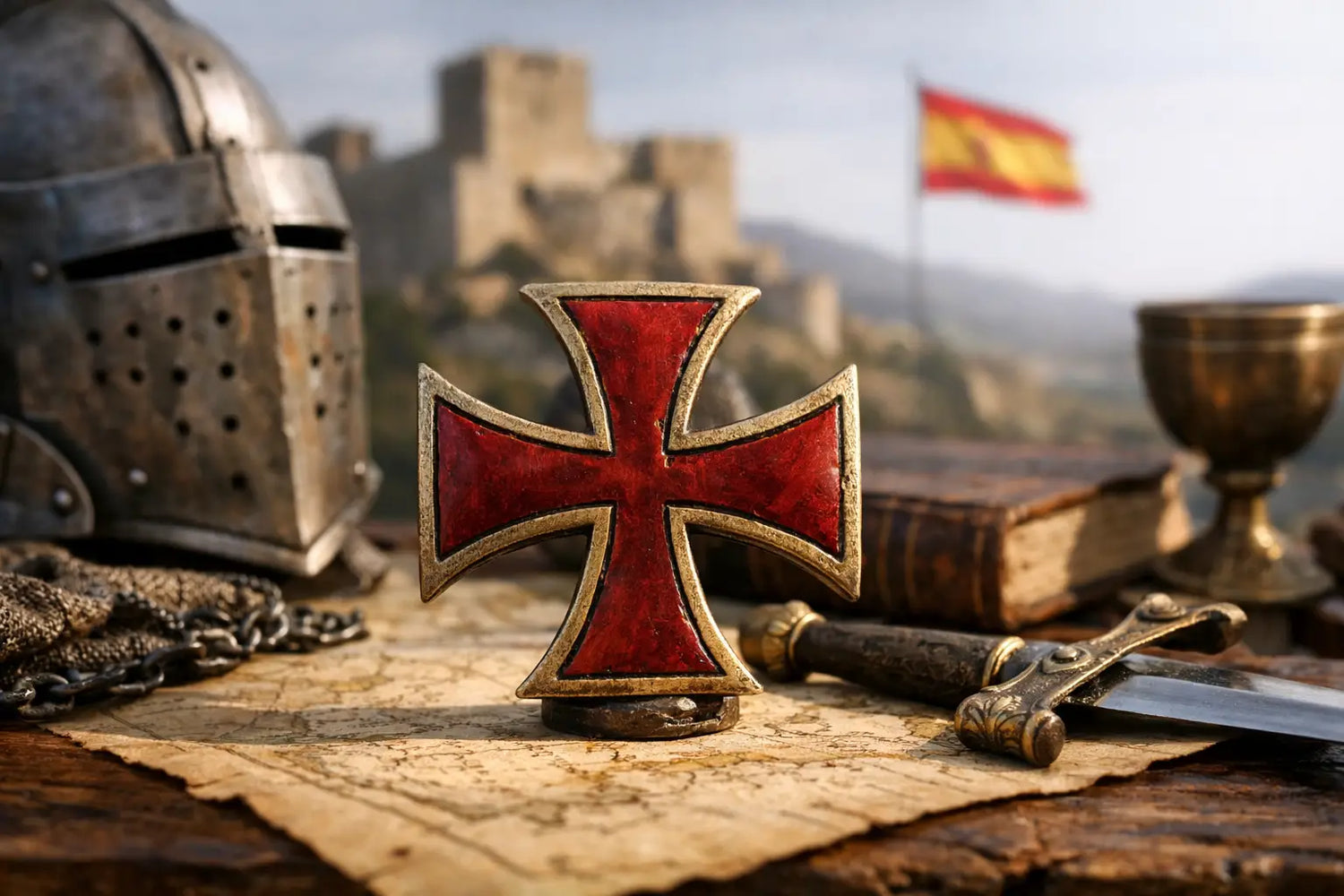 Origen de la cruz paté y su huella española
