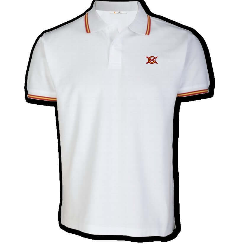 Polos de España para hombre Bandera España La Flamenca de Borgoña