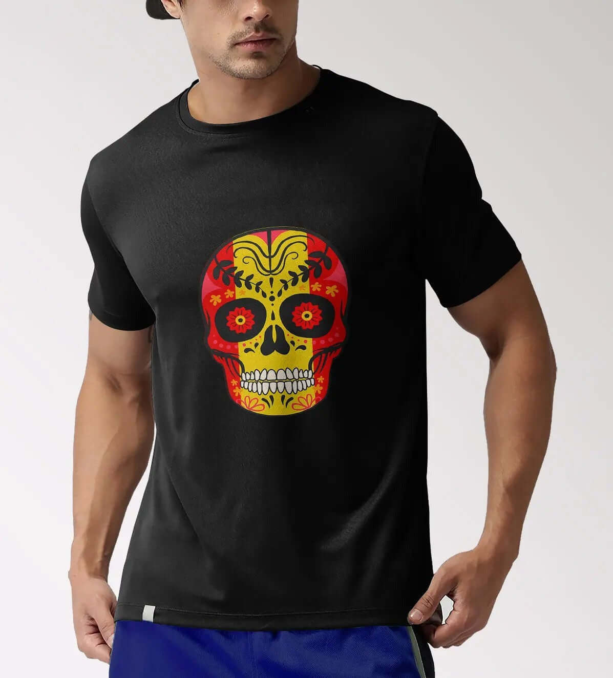 Camisetas hombre Bandera España La Flamenca de Borgoña