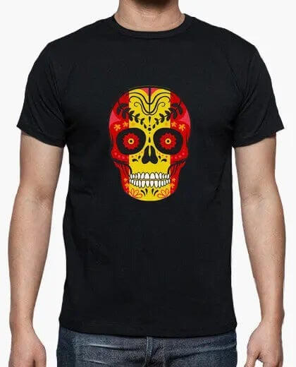 Día de los Muertos Bandera España La Flamenca de Borgoña