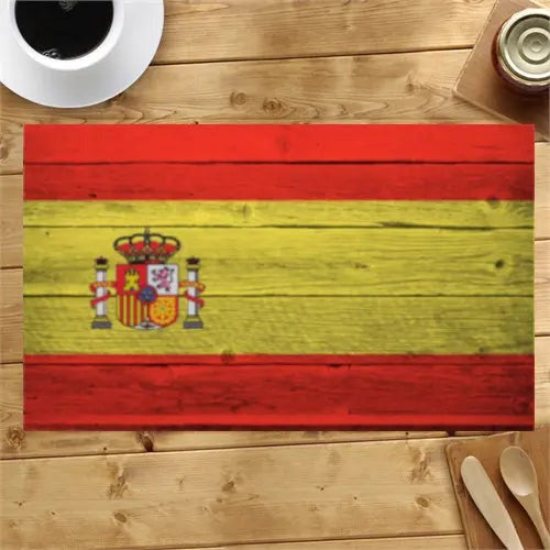 Manteles con Bandera de España LaFlamencadeBorgoña
