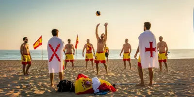 Comprar Bañadores-y-Bikinis-España La Flamenca de Borgoña Bandera España