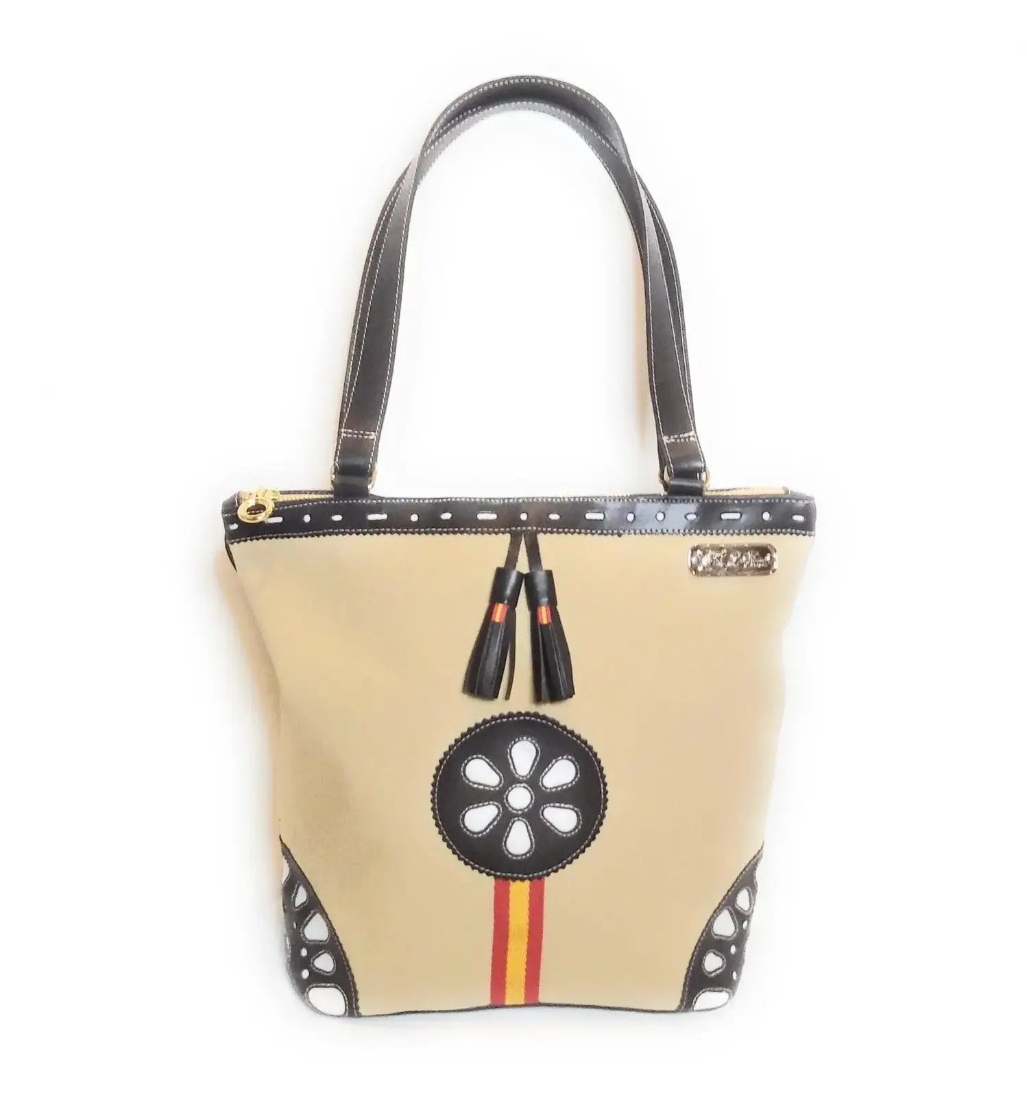 Comprar Bolso-TOTE La Flamenca de Borgoña Bandera España