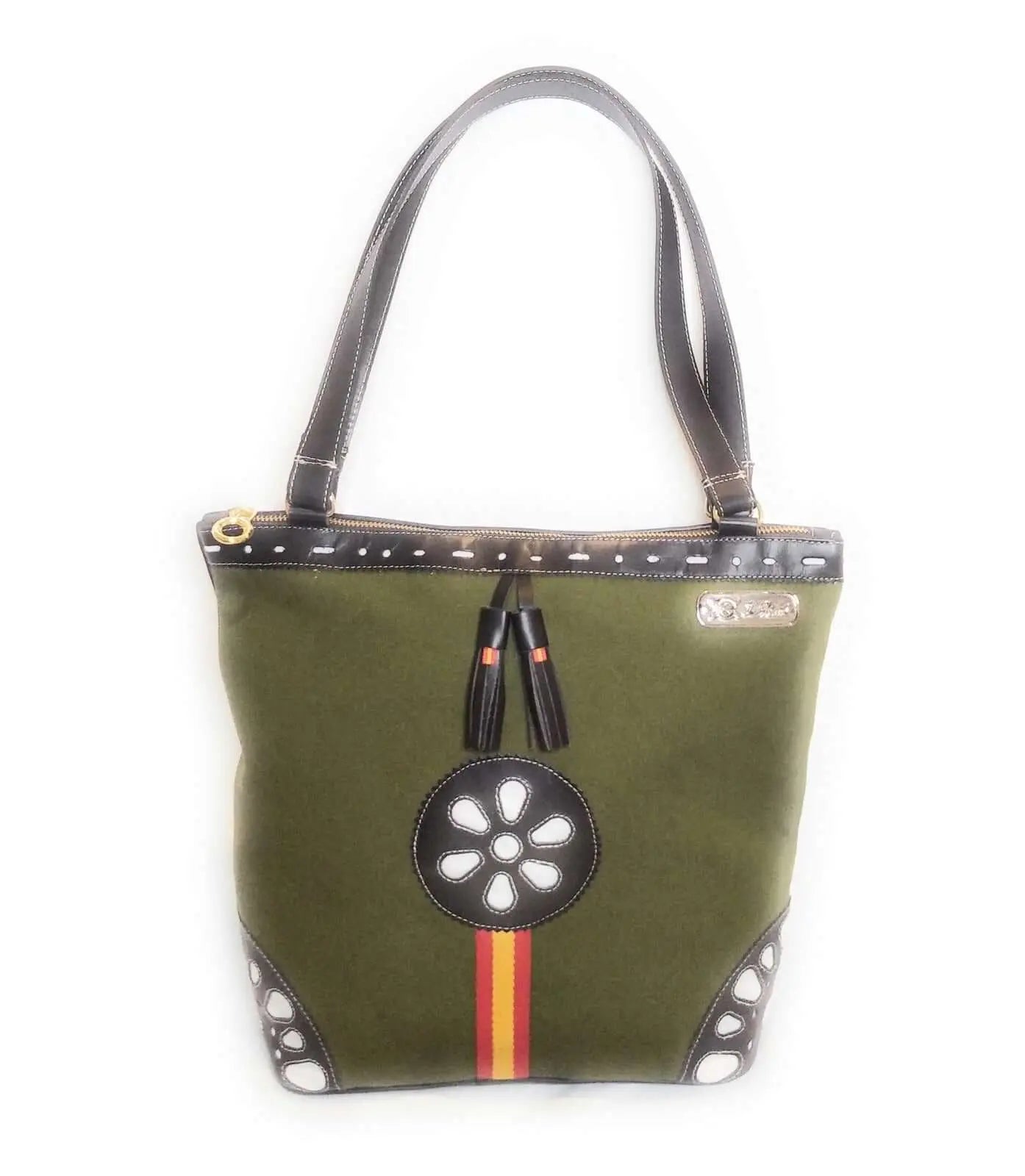 Bolso de hombro Bandera España La Flamenca de Borgoña