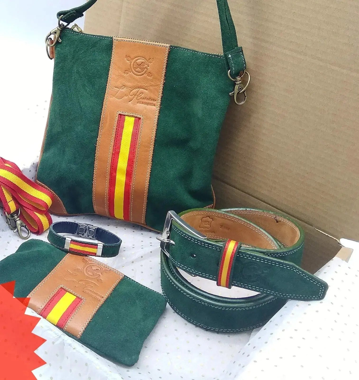 Comprar Complementos La Flamenca de Borgoña Bandera España