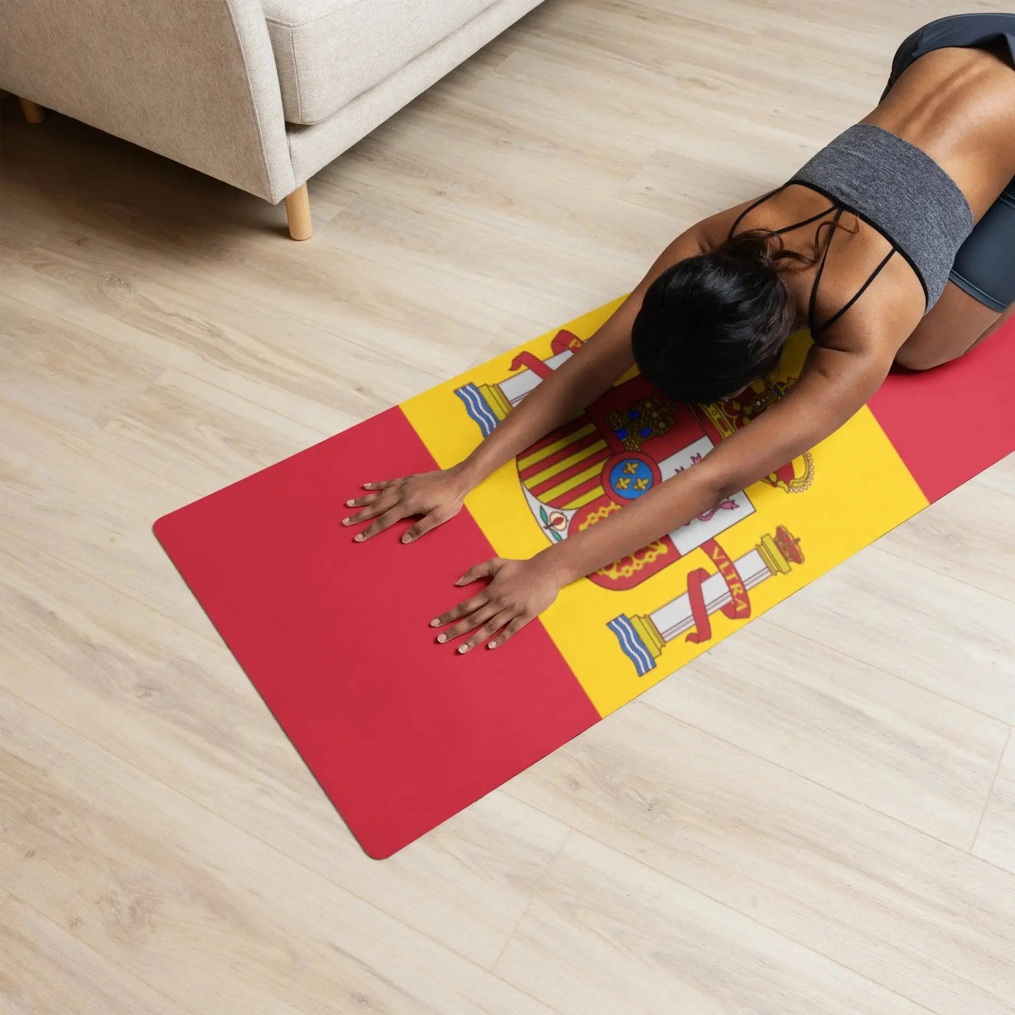 Comprar Esterilla-de-yoga La Flamenca de Borgoña Bandera España