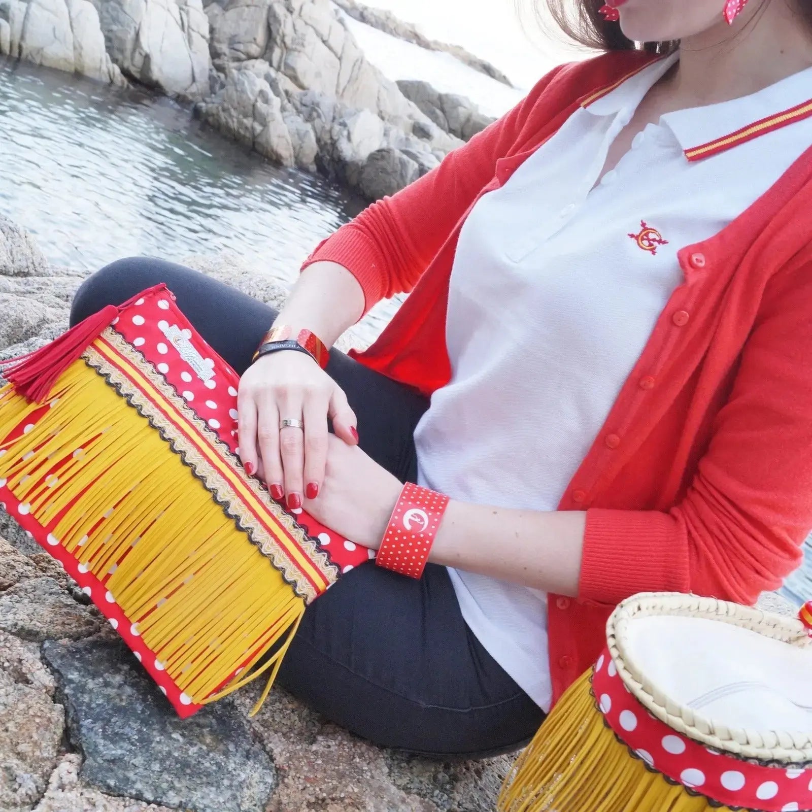 Comprar Flamenco La Flamenca de Borgoña, Bandera de España, Cruz de Borgoña, Patricia Muñoz, VOX, Santiago Abascal