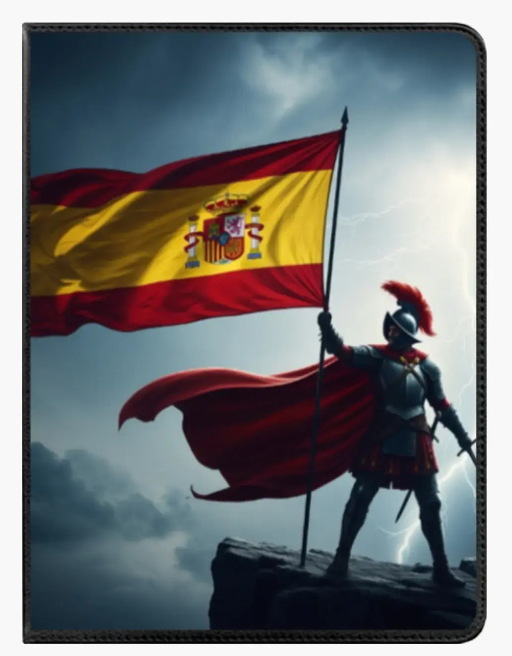 Comprar Funda-para-Tablet La Flamenca de Borgoña Bandera España