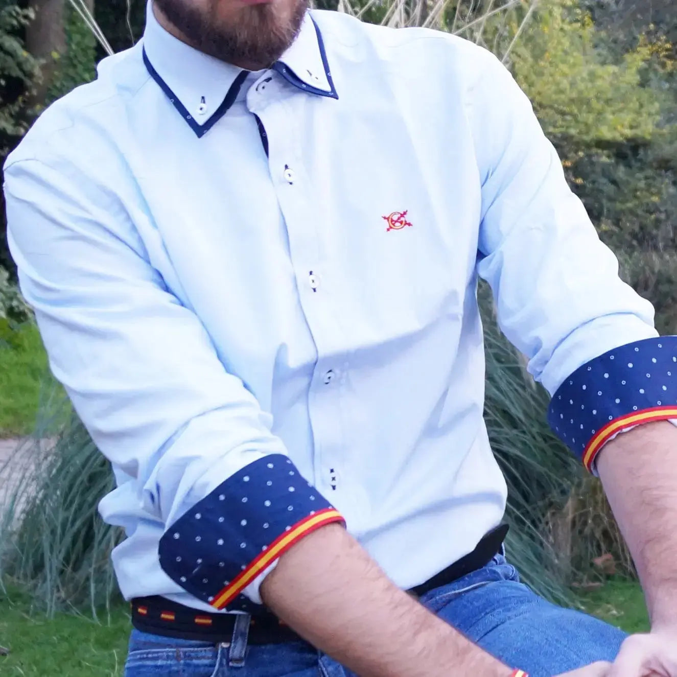 Comprar Hombre La Flamenca de Borgoña Bandera España