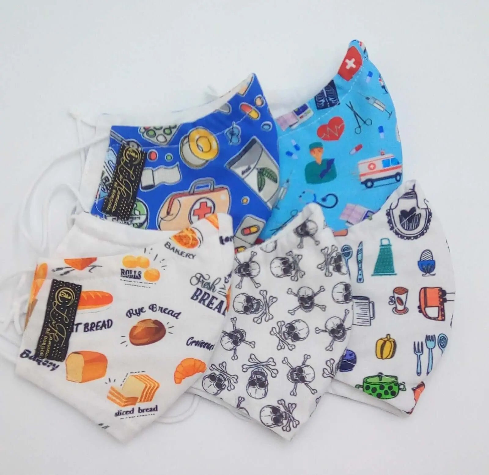 Mascarillas Infantiles FFP2 3-7 años Bandera España La Flamenca de Borgoña