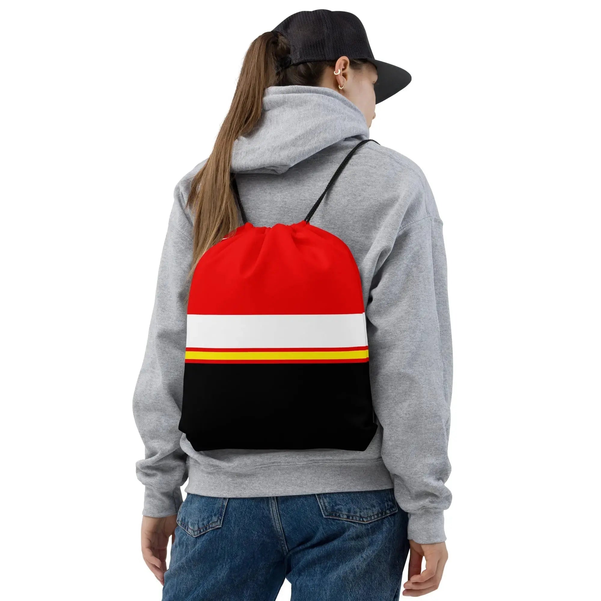 Comprar Mochila-de-cuerdas-de-España La Flamenca de Borgoña Bandera España