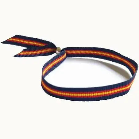 Comprar Pulseras-de-Tela La Flamenca de Borgoña Bandera España