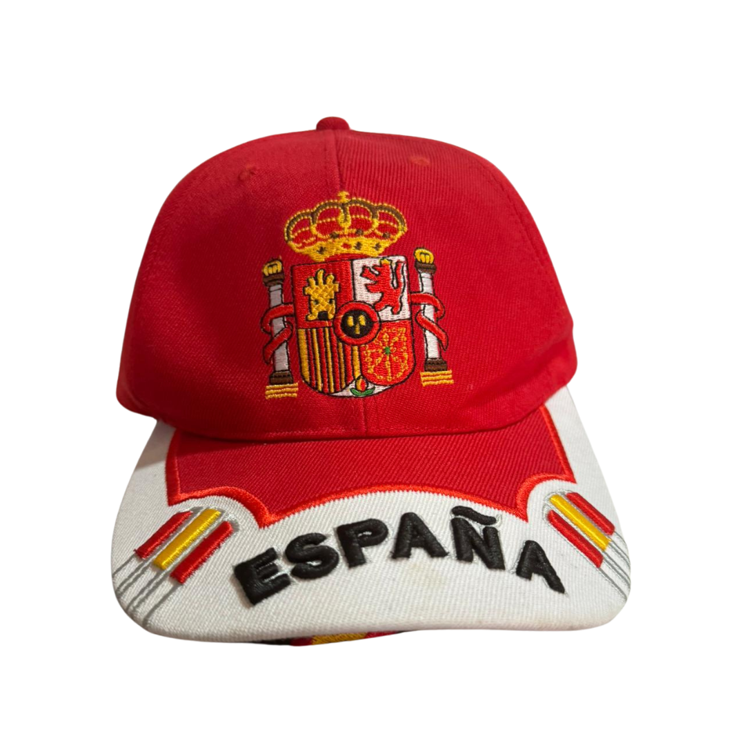 Gorra Bandera España Escudo rojo y blanco - LaFlamencadeBorgoña