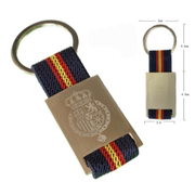 Llavero Cinta Azul Escudo de España Real y Casa Real