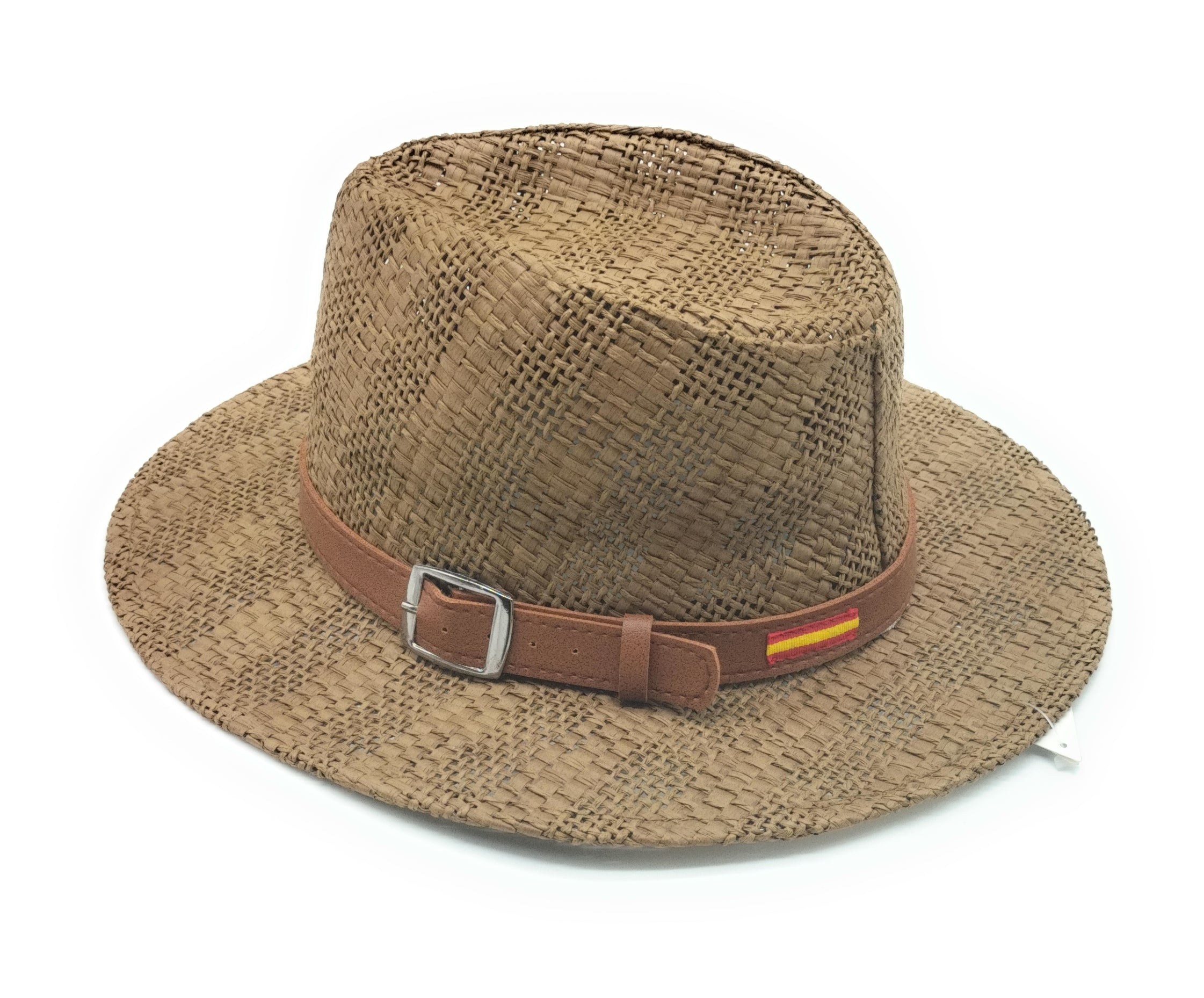 Sombrero Bandera de España marrón - LaFlamencadeBorgoña