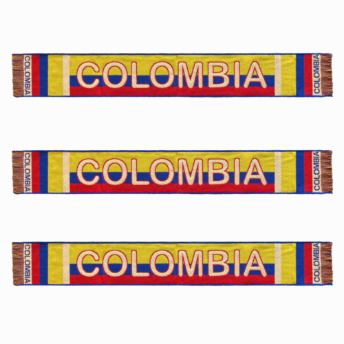 Bufanda Colombia Aficionados Tricolor