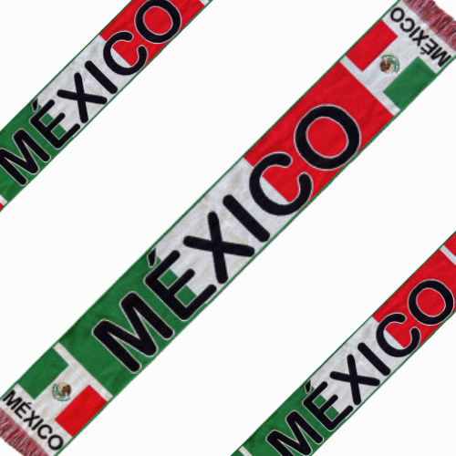 Bufanda México Aficionados Tricolor