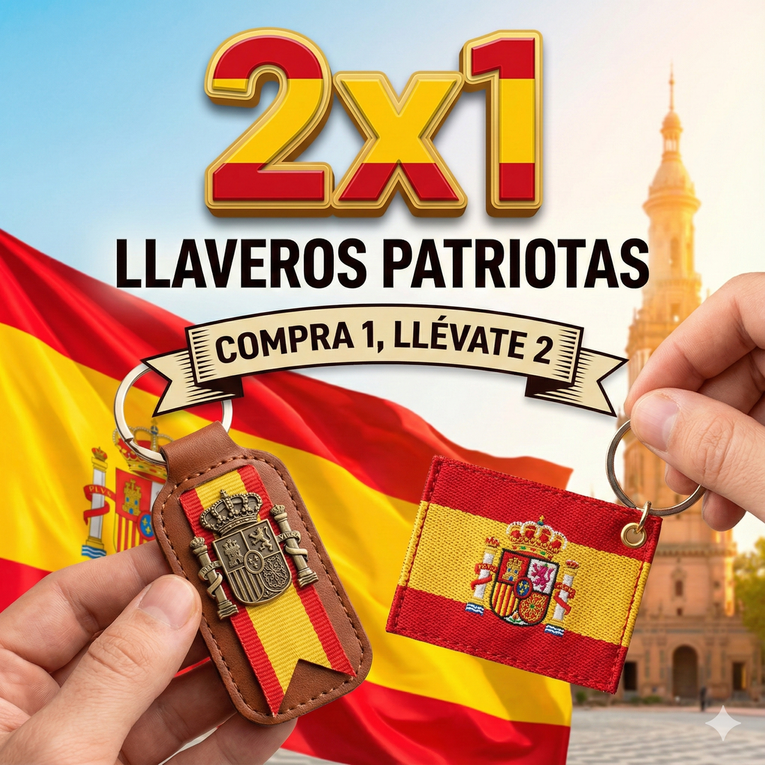 2x1 Llaveros Patriotas