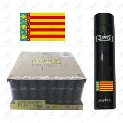 Pack 48 Mecheros Clipper Classic CP11 Bandera Comunidad Valenciana