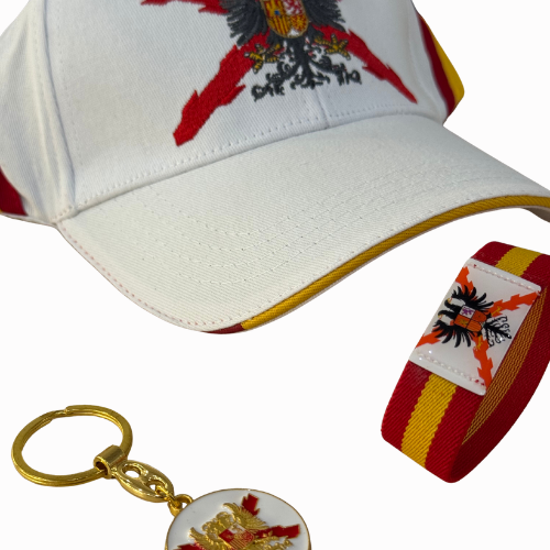 Lote 17 - Lote Águila Bicéfala con Cruz de Borgoña