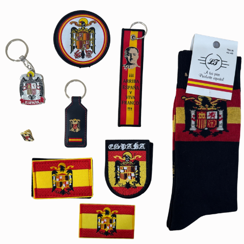 Lote 7 - Lote Águila de San Juan con Bandera de España