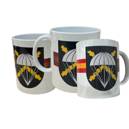 Taza Cerámica Brigada Paracaidista BRIPAC Bandera de España