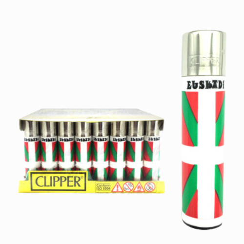 Pack 48 Mecheros Clipper Classic CP11 Bandera Euskadi Ikurriña