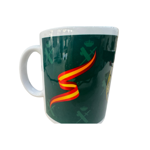 Taza Cerámica Guardia Civil El Honor es mi Divisa Verde