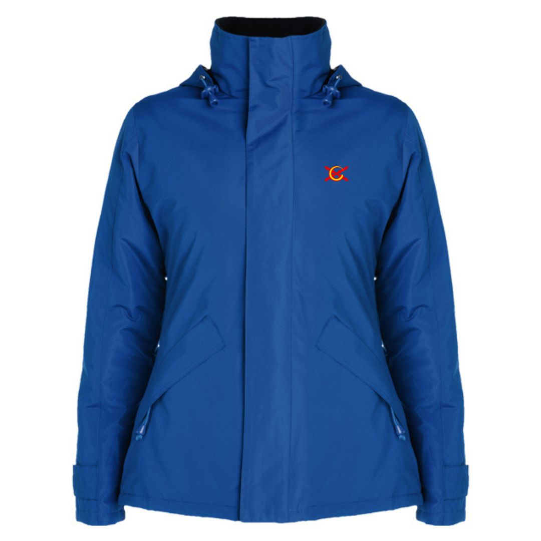 Comprar Parka Bandera España azul Royal Mujer Bandera España La Flamenca de Borgoña Patricia Muñoz VOX