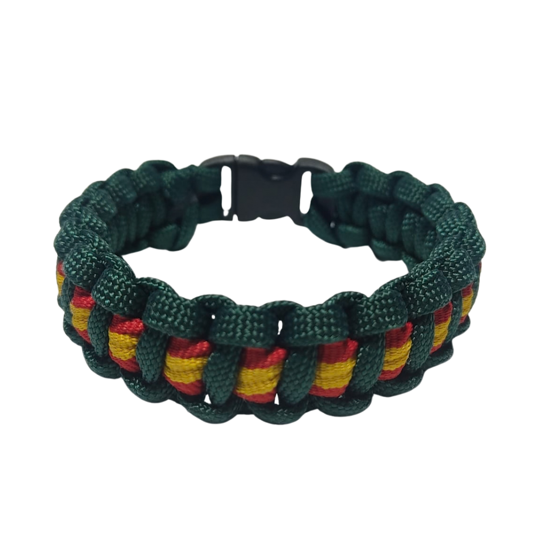 Pulsera paracord Guardia Civil bandera de España
