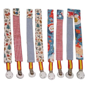 Chupetero Bandera España de NAVIDAD para Bebé - LaFlamencadeBorgoña