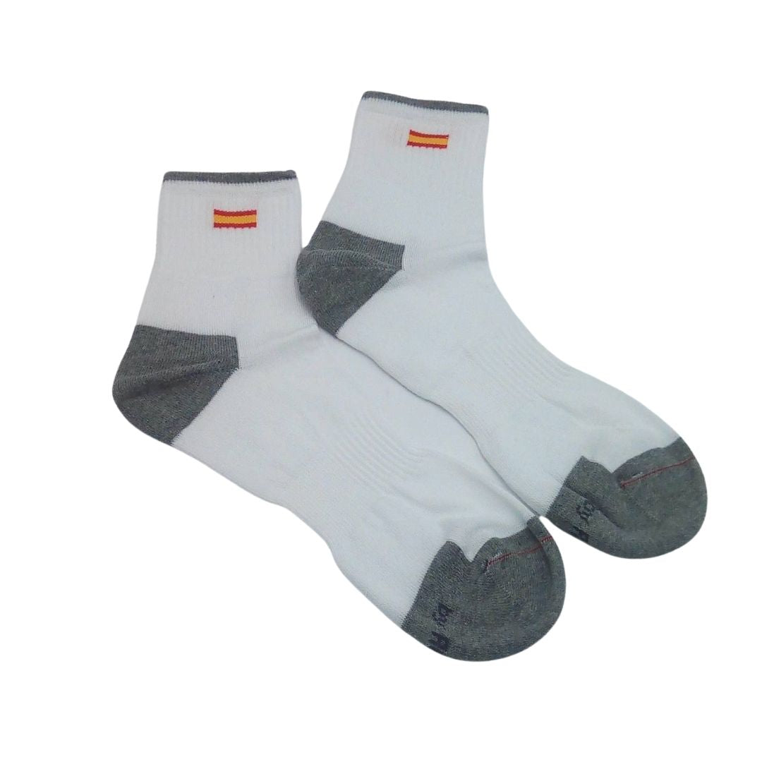 Comprar Calcetines bandera España Blanco bajo Bandera España La Flamenca de Borgoña Patricia Muñoz VOX