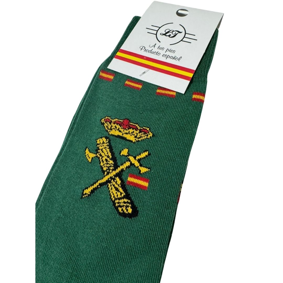 Calcetines Guardia Civil con bandera España - LaFlamencadeBorgoña