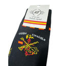 Comprar Calcetines Guarcia Civil española - Azul La Flamenca de Borgoña, Bandera de España, Cruz de Borgoña, Patricia Muñoz, VOX, Santiago Abascal