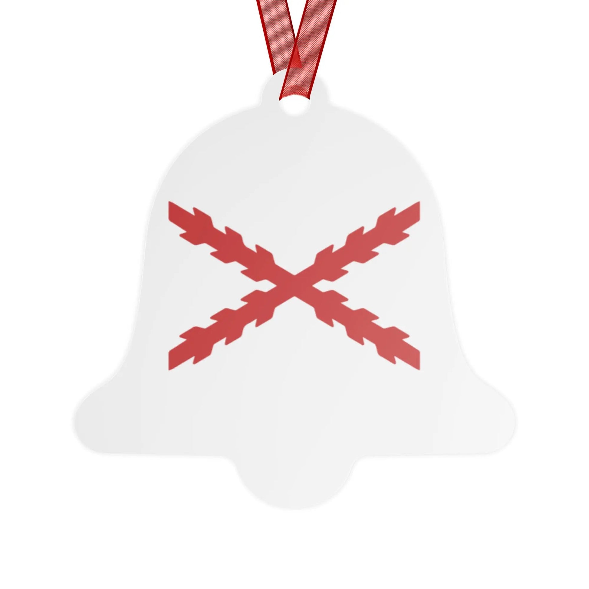 Comprar Adornos de cerámica a doble cara para Árbol de Navidad - Cruz de Borgoña La Flamenca de Borgoña Bandera España