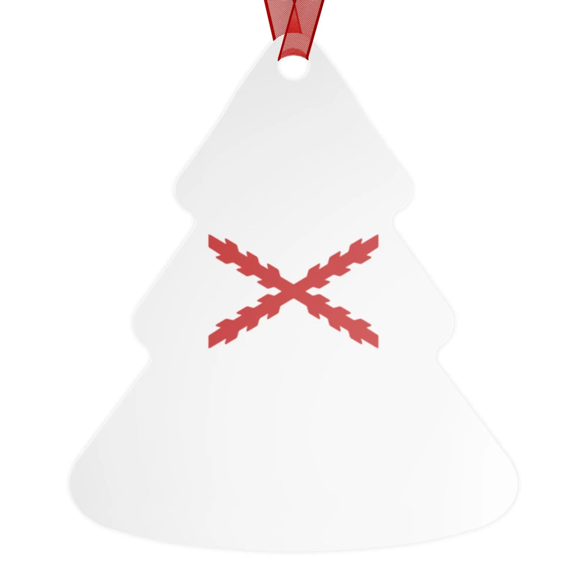 Comprar Adornos de cerámica a doble cara para Árbol de Navidad - Cruz de Borgoña La Flamenca de Borgoña Bandera España