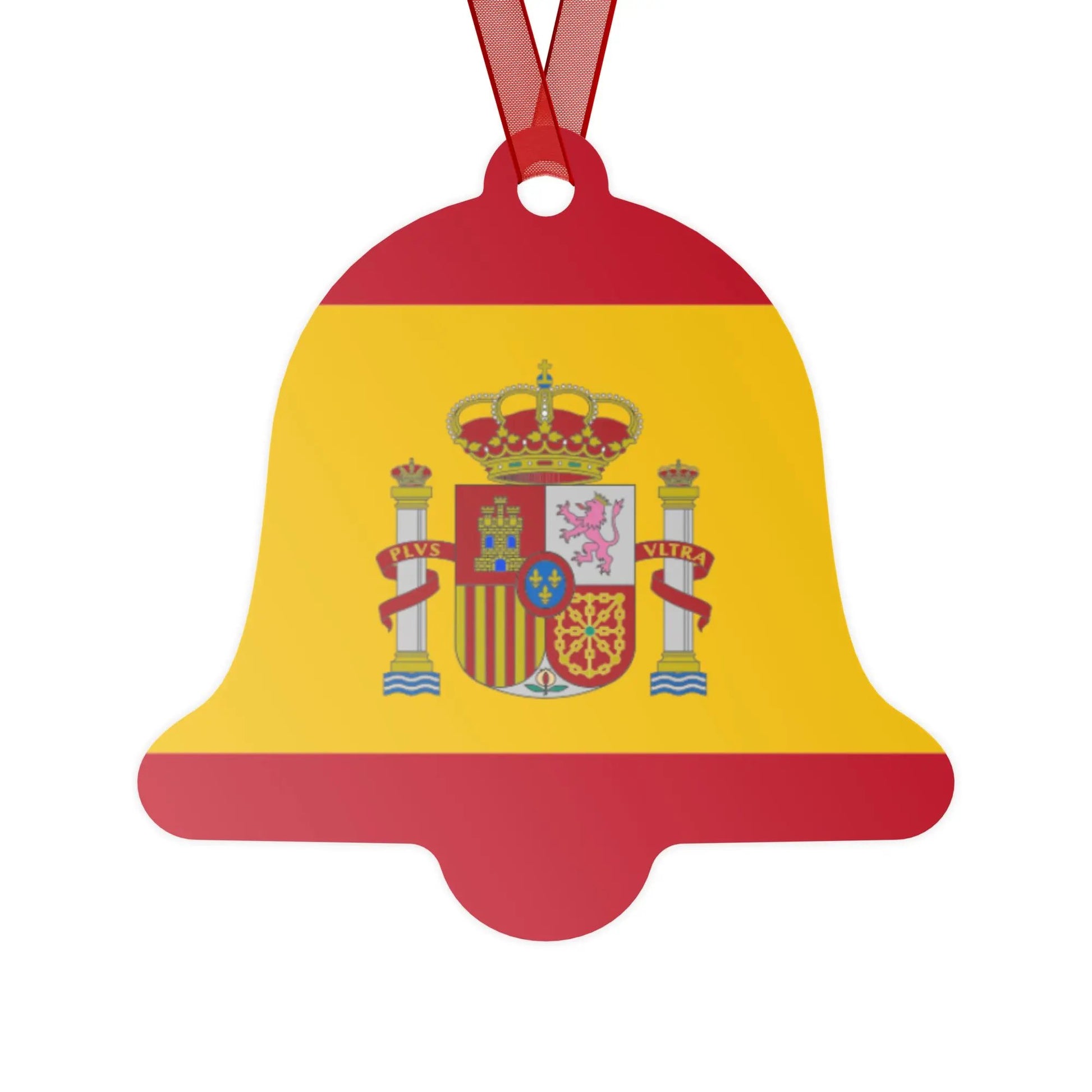 Comprar Adornos de cerámica a doble cara para Árbol de Navidad La Flamenca de Borgoña Bandera España