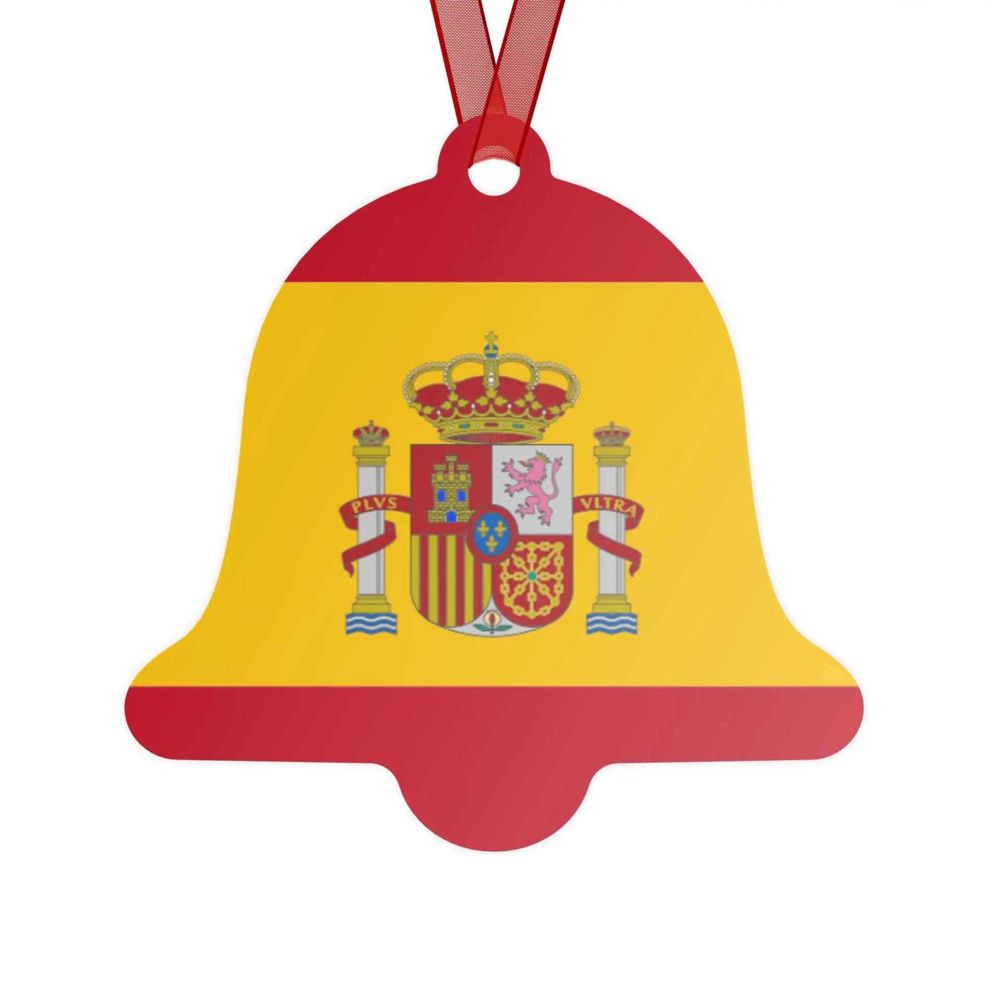 Comprar Adornos de cerámica a doble cara para Árbol de Navidad La Flamenca de Borgoña Bandera España