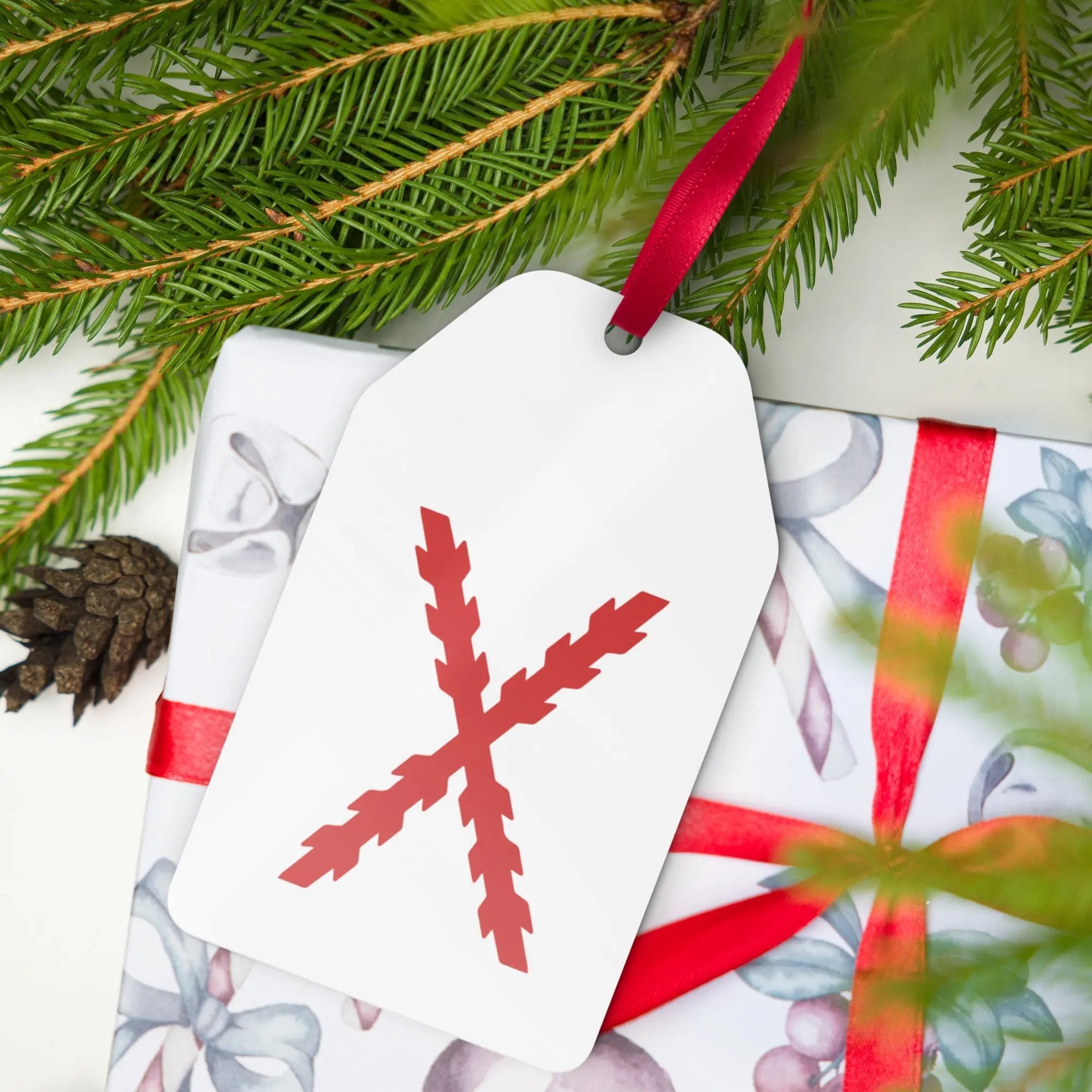 Comprar Adornos metálicos para Árbol de Navidad - Cruz de Borgoña La Flamenca de Borgoña Bandera España