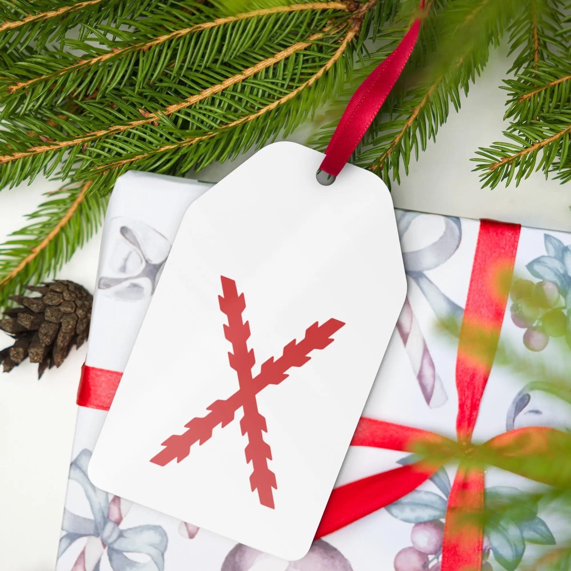 Comprar Adornos metálicos para Árbol de Navidad - Cruz de Borgoña La Flamenca de Borgoña Bandera España