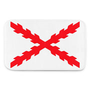 Comprar Alfombrilla de baño viscoelástica Cruz de Borgoña La Flamenca de Borgoña Bandera España