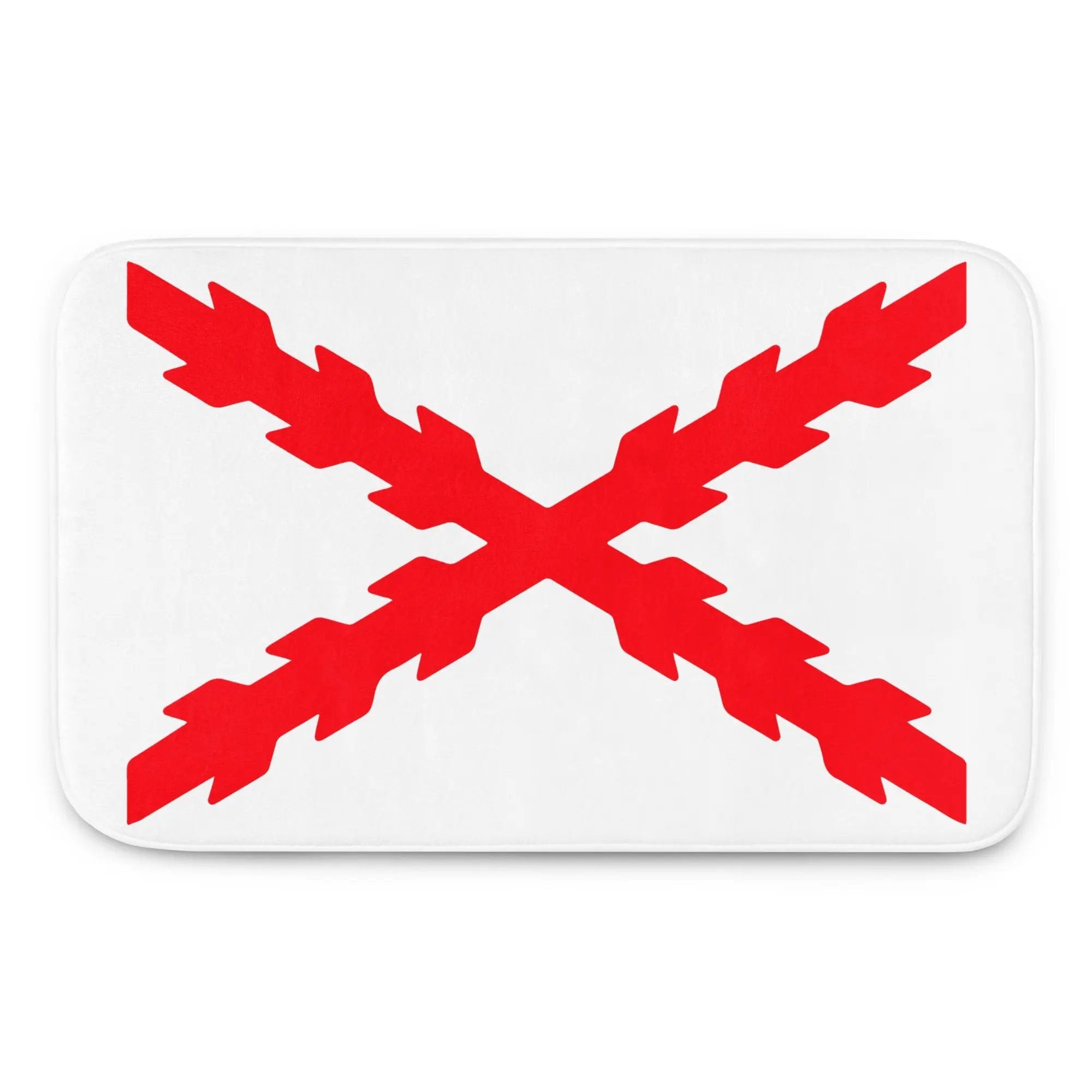 Comprar Alfombrilla de baño viscoelástica Cruz de Borgoña La Flamenca de Borgoña Bandera España