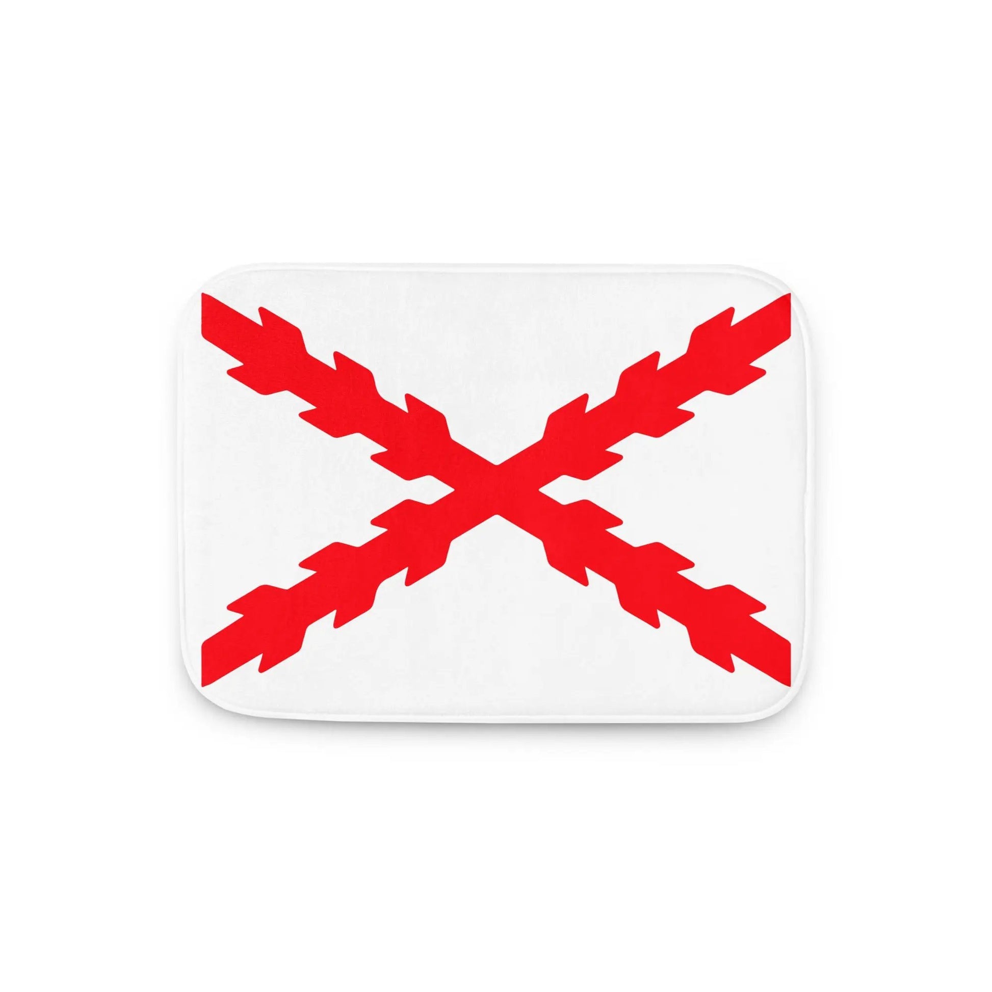 Comprar Alfombrilla de baño viscoelástica Cruz de Borgoña La Flamenca de Borgoña Bandera España