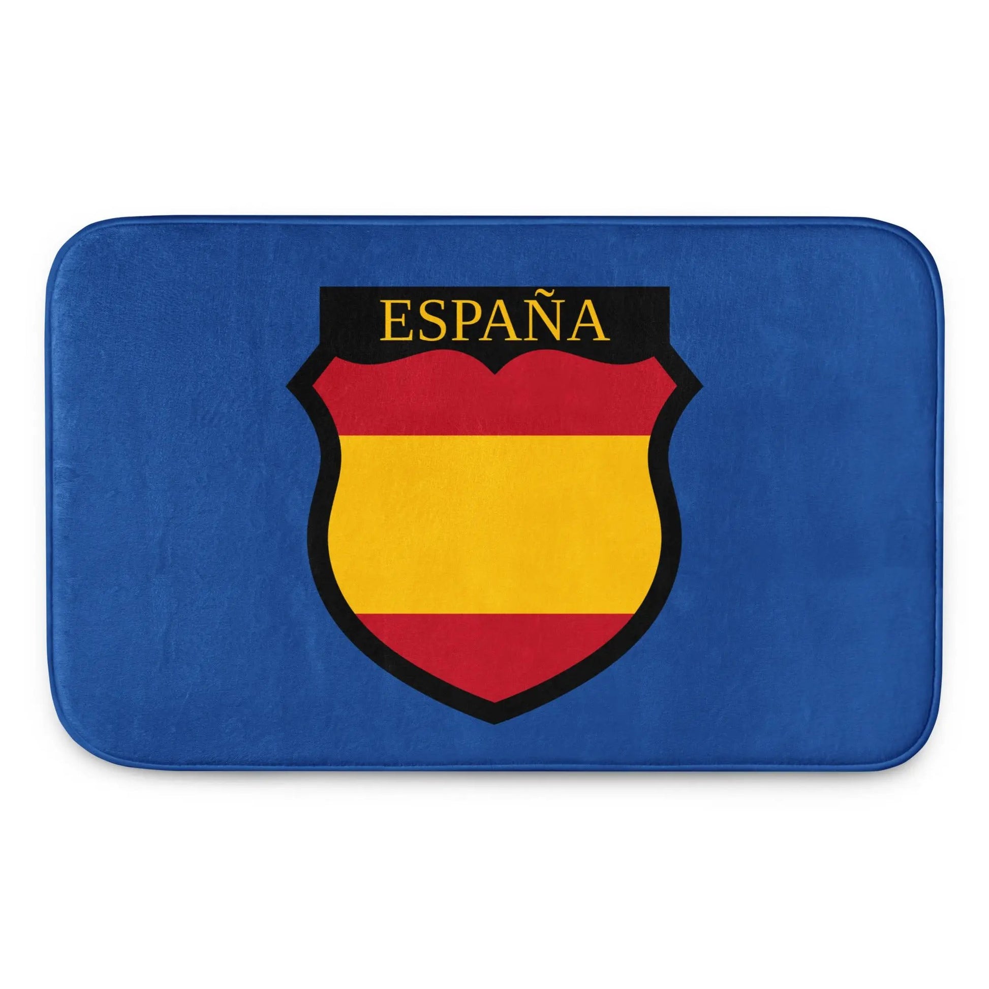 Comprar Alfombrilla de baño viscoelástica División Azul La Flamenca de Borgoña Bandera España