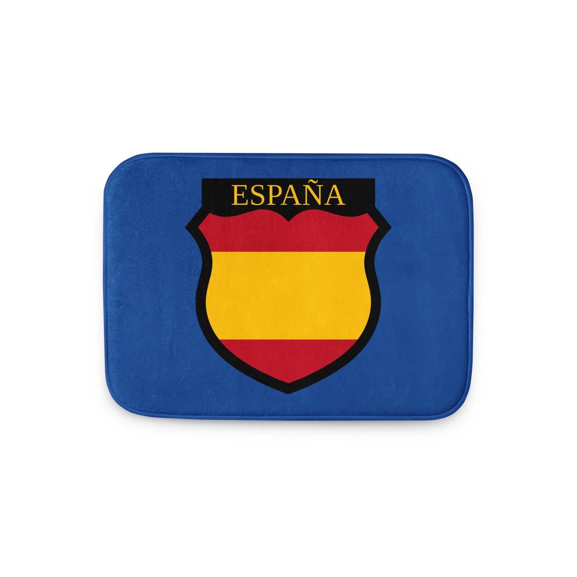 Comprar Alfombrilla de baño viscoelástica División Azul La Flamenca de Borgoña Bandera España