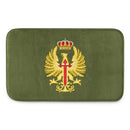 Comprar Alfombrilla de baño viscoelástica Ejército de Tierra español La Flamenca de Borgoña Bandera España