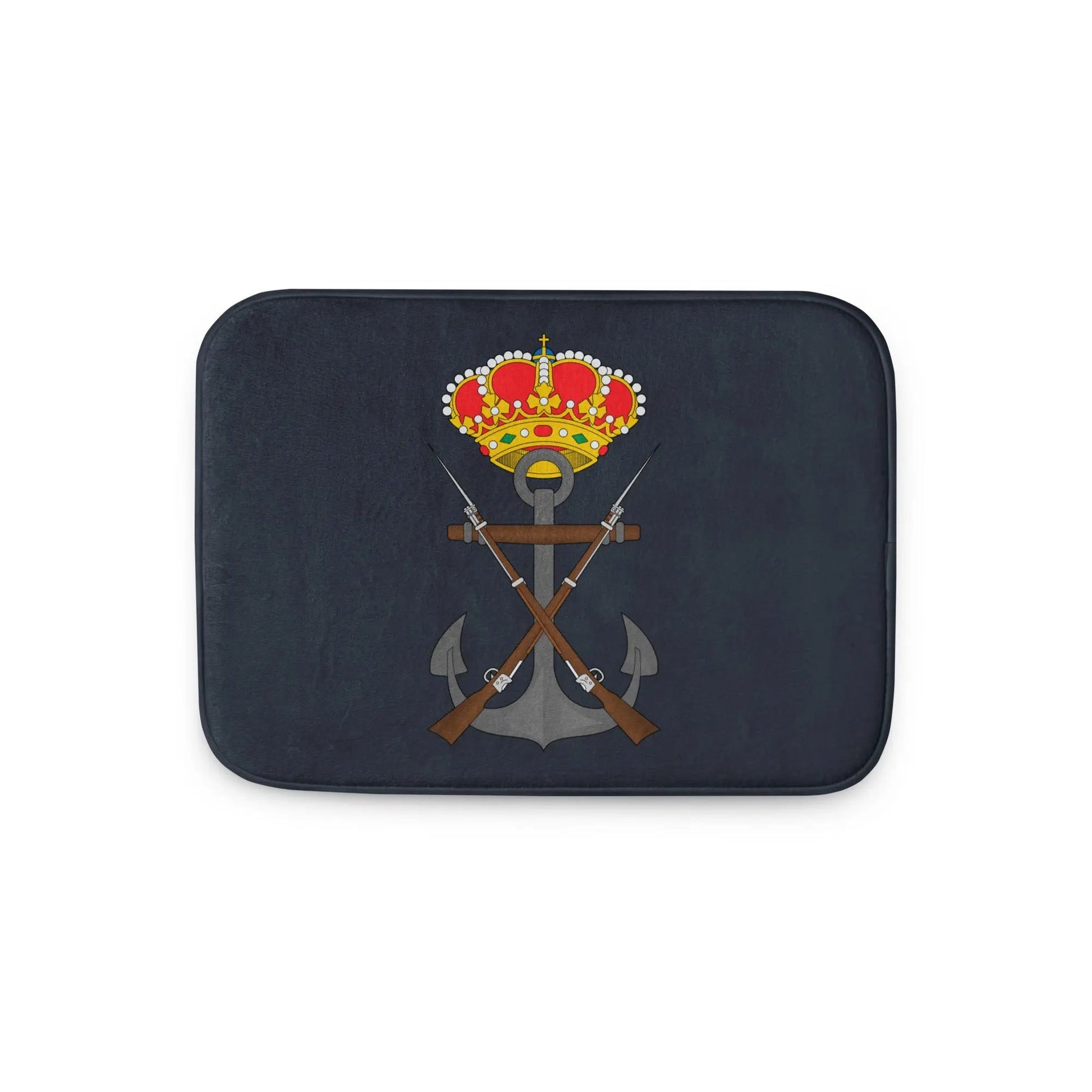 Comprar Alfombrilla de baño viscoelástica Infantería de Marina La Flamenca de Borgoña Bandera España